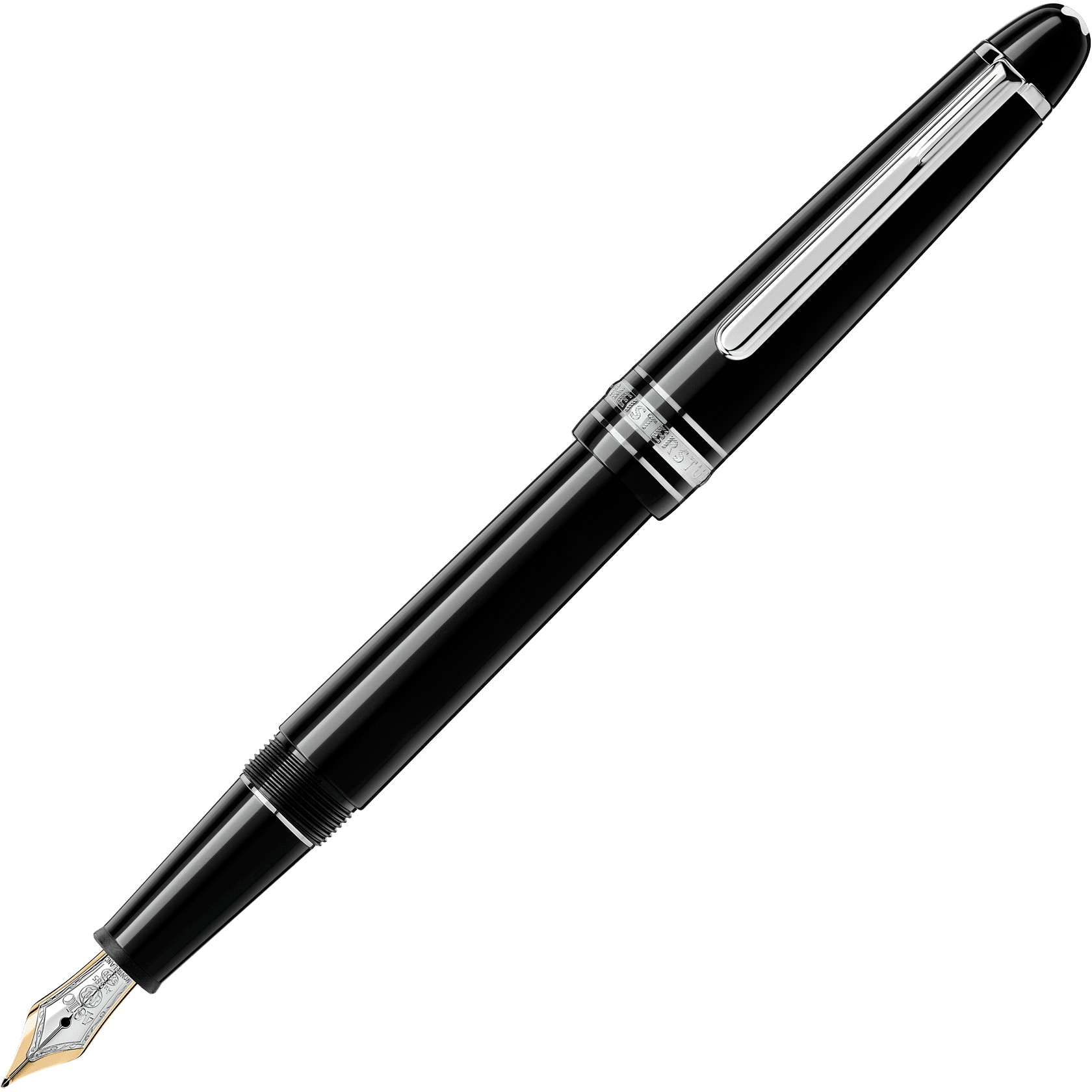 Meisterst&uuml;ck Platinum-Coated Classique Fountain Pen