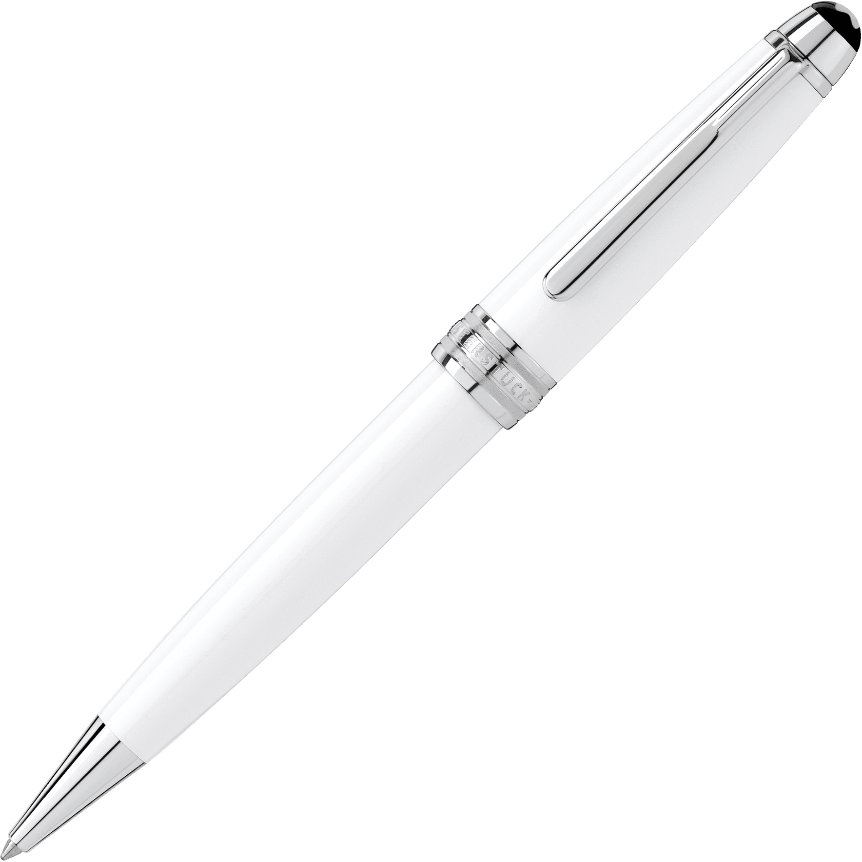 MeisterstÃ¼ck White Solitaire Midsize Ballpoint Pen