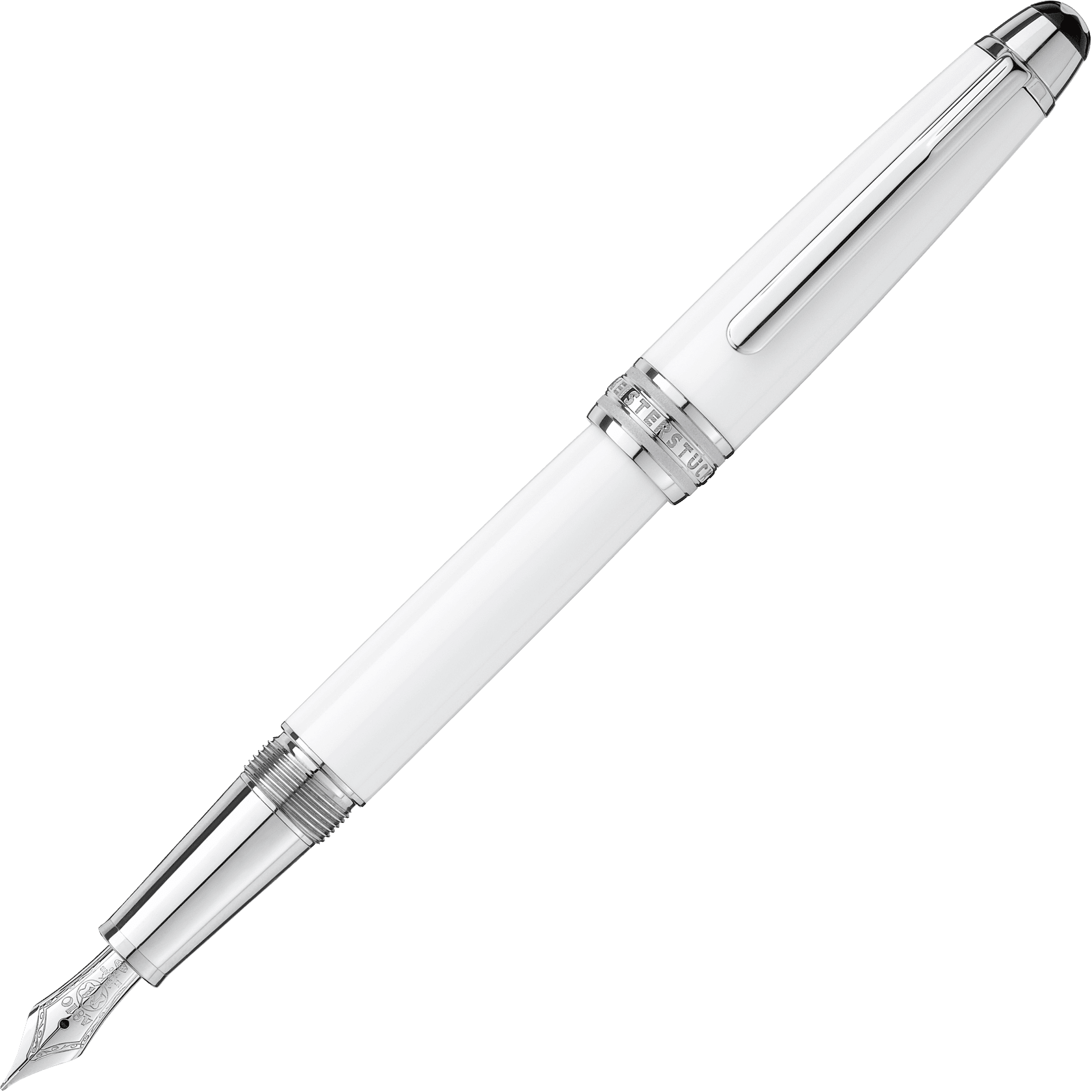 MeisterstÃ¼ck White Solitaire Classique Fountain Pen