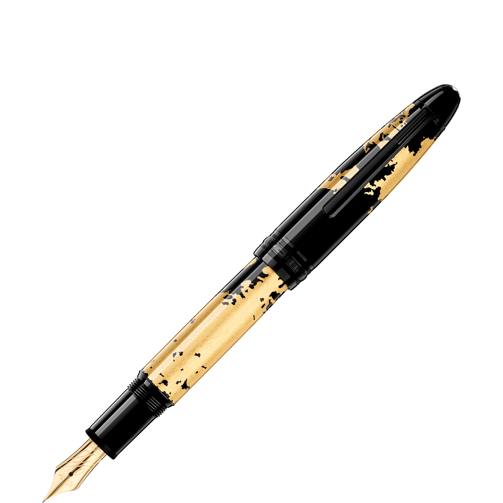 Meisterst&uuml;ck Solitaire Calligraphy Gold Leaf Flex Nib Fountain Pen
