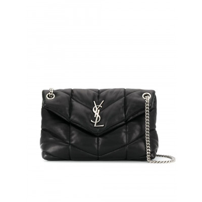LOULOU PUFFER SMALL BAG IN QUILTED LAMBSKIN